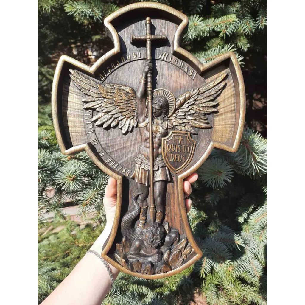 Statue Of Archangel Michael Resin Crafts